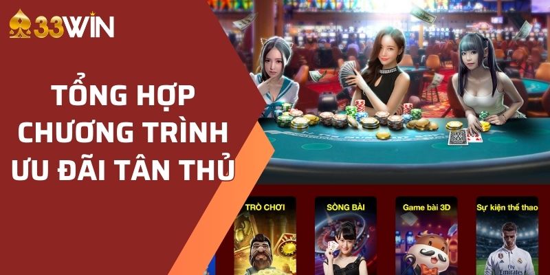 Khuyến Mãi 33WIN 1 Tổng hợp chương trình ưu đãi tân thủ nhận thưởng khủng